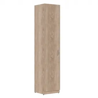 Шкаф колонка с глухой дверью SR-5U.1(L) дуб сонома светлый 386*375*1815 Simple | Защита-Офис - интернет-магазин сейфов, кресел, металлической и офисной мебели в Казани и Йошкар-Оле
