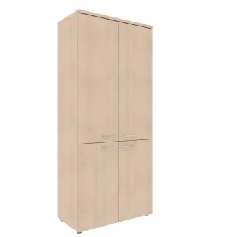 Шкаф с глухими средними и малыми дверьми XHC 85.3 бук тиара 856*432*1955 Xten | Защита-Офис - интернет-магазин сейфов, кресел, металлической и офисной мебели в Казани и Йошкар-Оле