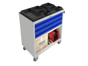 Тележка инструментальная WDS-3 | Защита-Офис Тележка инструментальная WDS-3 | Защита-Офис - интернет-магазин сейфов, кресел, металлической и офисной мебели в Казани и Йошкар-Оле