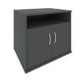 Riva Тумба сервисная, с дверьми А.ТМ-1-S Антрацит 770*600*685 | Защита-Офис - интернет-магазин сейфов, кресел, металлической 