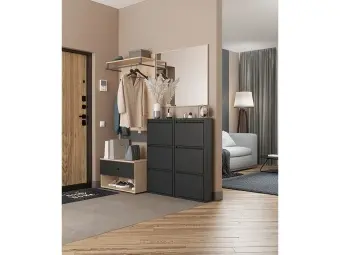 Обувница Практик ОМ-5 графит | Защита-Офис - интернет-магазин сейфов, кресел, металлической и офисной мебели в Казани и Йошкар-Оле