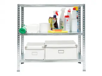 Стеллаж ES 75KD/75*30/3 оцинкованный | Защита-Офис - интернет-магазин сейфов, кресел, металлической и офисной мебели в Казани и Йошкар-Оле