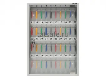 Шкаф для ключей KEY-40 G | Защита-Офис - интернет-магазин сейфов, кресел, металлической и офисной мебели в Казани и Йошкар-Оле