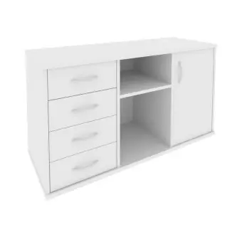 Riva Тумба под оргтехнику с фолдингом А.МТ-2F Белый 1192*450*667 | Защита-Офис - интернет-магазин сейфов, кресел, металлической и офисной мебели в Казани и Йошкар-Оле