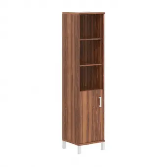 Шкаф-колонка высокая с глухой малой дверью B 431.2(L) орех даллас 475*450*2054 Born | Защита-Офис - интернет-магазин сейфов, кресел, металлической и офисной мебели в Казани и Йошкар-Оле