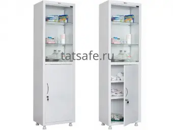 Шкаф Hilfe МД 1 1657/SG | Защита-Офис - интернет-магазин сейфов, кресел, металлической и офисной мебели в Казани и Йошкар-Оле