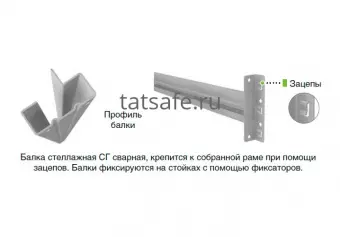Рама разборная Profi MS 200*60 | Защита-Офис - интернет-магазин сейфов, кресел, металлической и офисной мебели в Казани и Йошкар-Оле