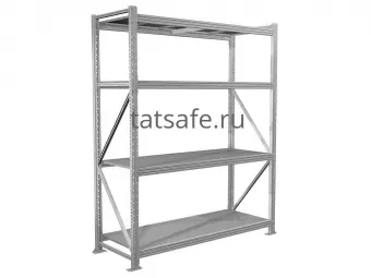 Стеллаж MS Pro 200/150x60/4 яруса | Защита-Офис - интернет-магазин сейфов, кресел, металлической и офисной мебели в Казани и Йошкар-Оле