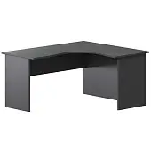 Стол компактный правый А-204.60.ПР Антрацит 1400x1200x760 Арго | Защита-Офис - интернет-магазин сейфов, кресел, металлической 