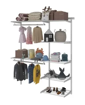 Гардеробная система Optima G150 белая | Защита-Офис - интернет-магазин сейфов, кресел, металлической и офисной мебели в Казани и Йошкар-Оле