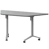 Стол мобильный складной трапециевидный МБ22-127.58Т серый/металлик Стол мобильный складной трапециевидный МБ22-127.58Т серый/металлик | Защита-Офис - интернет-магазин сейфов, кресел, металлической