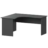 Стол компактный левый А-204.60.ЛВ Антрацит 1400x1200x760 Арго | Защита-Офис - интернет-магазин сейфов, кресел, металлической 