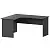 Стол компактный левый А-204.60.ЛВ Антрацит 1400x1200x760 Арго | Защита-Офис - интернет-магазин сейфов, кресел, металлической 