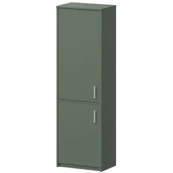 Шкаф комбинированный закрытый узкий А-321/А-621 Тайга 560x370x2000 Арго | Защита-Офис - интернет-магазин сейфов, кресел, металлической и офисной мебели в Казани и Йошкар-Оле