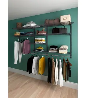 Гардеробная система Optima G240 графит | Защита-Офис - интернет-магазин сейфов, кресел, металлической и офисной мебели в Казани и Йошкар-Оле