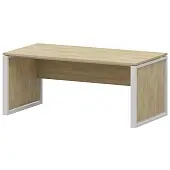 Стол руководителя НТМ-160 Баттл Рок/Белый 1600x800x750 Аргентум-М | Защита-Офис - интернет-магазин сейфов, кресел, металлической 