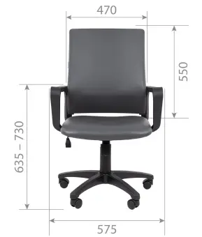 расКресло компьютерное Chairman 606 эко | Защита-Офис - интернет-магазин сейфов, кресел, металлической  - фото 1