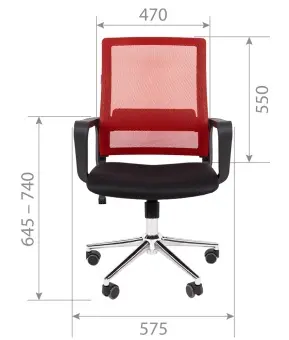 Кресло компьютерное Chairman 606 хром расКресло компьютерное Chairman 606 хром | Защита-Офис - интернет-магазин сейфов, кресел, металлической - фото 1