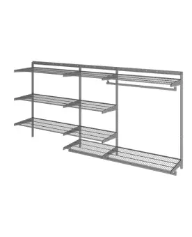 Гардеробная система Optima G240 графит | Защита-Офис - интернет-магазин сейфов, кресел, металлической и офисной мебели в Казани и Йошкар-Оле