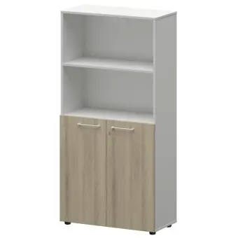 Шкаф высокий полузакрытый СМШ48.28F(Б) Кронберг/Белый 792x380x1595 Кортез | Защита-Офис - интернет-магазин сейфов, кресел, металлической и офисной мебели в Казани и Йошкар-Оле