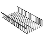 Полка-корзина GSb 60х30 графит | Защита-Офис - интернет-магазин сейфов, кресел, металлической 