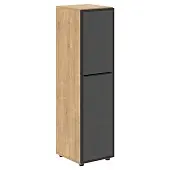 Шкаф колонка со стеклянной дверью LMC 40.2(R) Дуб Бофорд 400х430х1517 LOFTIS | Защита-Офис - интернет-магазин сейфов, кресел, металлической 