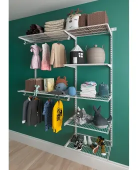 Гардеробная система Optima G150 белая | Защита-Офис - интернет-магазин сейфов, кресел, металлической и офисной мебели в Казани и Йошкар-Оле