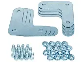 Комплект усиливающих уголков MS (8 шт. с крепежом) | Защита-Офис - интернет-магазин сейфов, кресел, металлической 