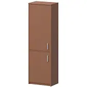 Шкаф комбинированный закрытый узкий А-321+А-621 Терракота 560x370x2000 Арго | Защита-Офис - интернет-магазин сейфов, кресел, металлической 