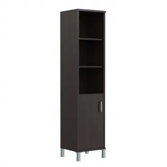 Шкаф-колонка высокая с глухой малой дверью B 431.2(L) венге магия 475*450*2054 Born | Защита-Офис - интернет-магазин сейфов, кресел, металлической и офисной мебели в Казани и Йошкар-Оле