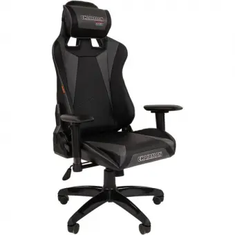 Кресло игровое Chairman Game 44, черно-серый | Защита-Офис - интернет-магазин сейфов, кресел, металлической и офисной мебели в Казани и Йошкар-Оле