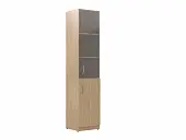 Шкаф колонка комбинированая SR-5U.2(R) легно светлый 386*375*1815 Simple | Защита-Офис - интернет-магазин сейфов, кресел, металлической 