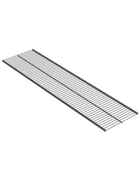 Полка сетчатая GSh 120х30 графит | Защита-Офис - интернет-магазин сейфов, кресел, металлической и офисной мебели в Казани и Йошкар-Оле