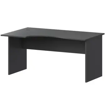 Стол эргономичный левый А-200.ЛВ Антрацит 1400x900x760 Арго | Защита-Офис - интернет-магазин сейфов, кресел, металлической и офисной мебели в Казани и Йошкар-Оле