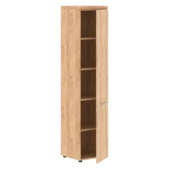 Шкаф колонка с глухой дверью и топом THC 42.1 Дуб Бофорд Z 432х450х1968 TORR-Z | Защита-Офис - интернет-магазин сейфов, кресел, металлической и офисной мебели в Казани и Йошкар-Оле