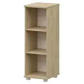 Стеллаж низкий узкий НТ-440 Баттл Рок 400x445x1280 Аргентум | Защита-Офис - интернет-магазин сейфов, кресел, металлической 