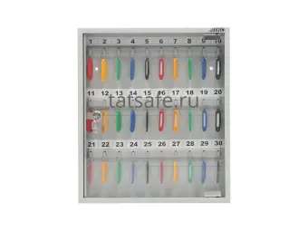 Шкаф для ключей KEY-30 G | Защита-Офис - интернет-магазин сейфов, кресел, металлической и офисной мебели в Казани и Йошкар-Оле
