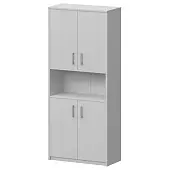 Шкаф с нишей А-312 Белый 770x370x2000 Арго | Защита-Офис - интернет-магазин сейфов, кресел, металлической 