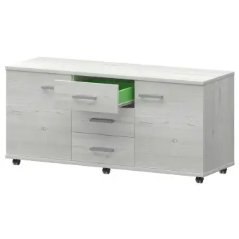 Греденция НТ-350 Сосна винтер 1350x445x670 Аргентум | Защита-Офис - интернет-магазин сейфов, кресел, металлической и офисной мебели в Казани и Йошкар-Оле