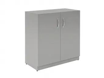 Шкаф с глухими малыми дверьми SR-2W.1 серый 770*375*790 Simple | Защита-Офис - интернет-магазин сейфов, кресел, металлической и офисной мебели в Казани и Йошкар-Оле