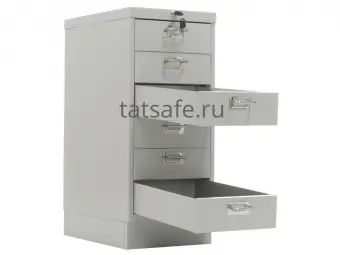 Шкаф практик MDC-A4/650/6 | Защита-Офис - интернет-магазин сейфов, кресел, металлической и офисной мебели в Казани и Йошкар-Оле