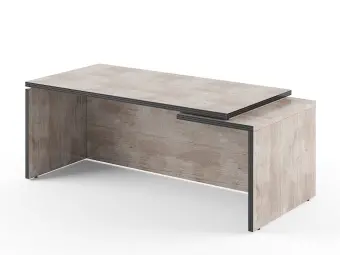 Стол руководителя TCT 189(R) дуб каньон 1800*900*7 Torr | Защита-Офис - интернет-магазин сейфов, кресел, металлической и офисной мебели в Казани и Йошкар-Оле