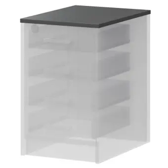 Крышка к приставным тумбам А-707.60 Антрацит 600x440x22 Арго | Защита-Офис Крышка к приставным тумбам А-707.60 Антрацит 600x440x22 Арго | Защита-Офис - интернет-магазин сейфов, кресел, металлической и офисной мебели в Казани и Йошкар-Оле