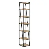 Стеллаж LMHC 40 Дуб Бофорд/Черный 400х430х2253 LOFTIS | Защита-Офис - интернет-магазин сейфов, кресел, металлической 
