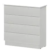 Комод 4 ящика Н-3263 Белый 780x330x800 Арго HOME | Защита-Офис - интернет-магазин сейфов, кресел, металлической 