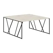 Стол LWST 1516 Сосна Эдмонт/Черный 1560х1606х750 LOFTIS | Защита-Офис - интернет-магазин сейфов, кресел, металлической 