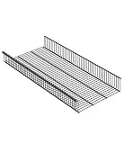 Полка-корзина GSb 90х40 графит Полка-корзина GSb 90х40 графит | Защита-Офис - интернет-магазин сейфов, кресел, металлической