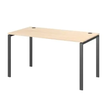 Стол на металлокаркасе АМ-005.60 Бук/Антрацит 1800x600x760 Арго-М | Защита-Офис - интернет-магазин сейфов, кресел, металлической и офисной мебели в Казани и Йошкар-Оле