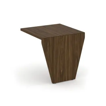 Corner Брифинг-приставка COR.BR-8 Орех Лоренцо 800*800*750 | Защита-Офис - интернет-магазин сейфов, кресел, металлической и офисной мебели в Казани и Йошкар-Оле