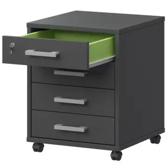 Тумба подкатная АТЛ-04 Антрацит 434x450x620 Арго | Защита-Офис Тумба подкатная АТЛ-04 Антрацит 434x450x620 Арго | Защита-Офис - интернет-магазин сейфов, кресел, металлической и офисной мебели в Казани и Йошкар-Оле